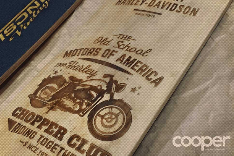 Gravação à laser personalizada